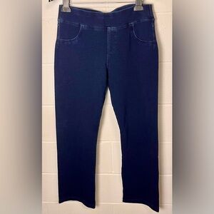 NEW HUE Women's Blue Jeggings Size L